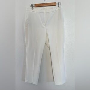 WHBM White Curvy Slim Trouser Size 6S